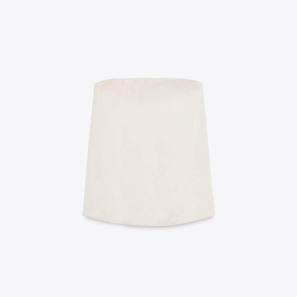 ZARA Strapless Satin Effect Top – Size XL – New without tags 🤍 - Picture 9 of 15